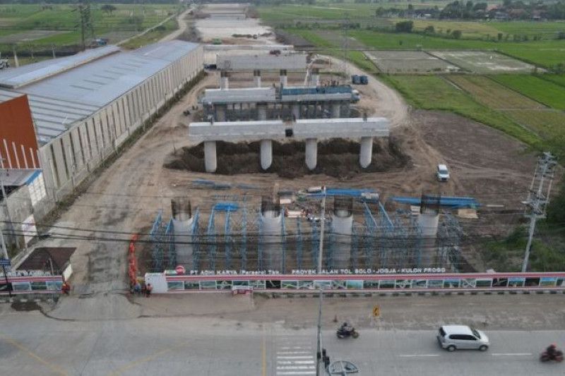 日惹至梭罗1.1路段的建设进度达40%