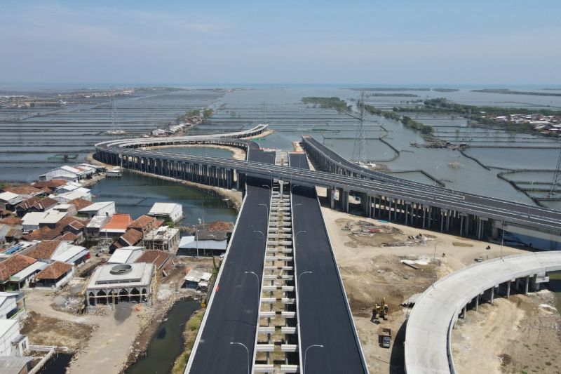 PT PP 专注于完成 Semarang-Demak 收费公路项目