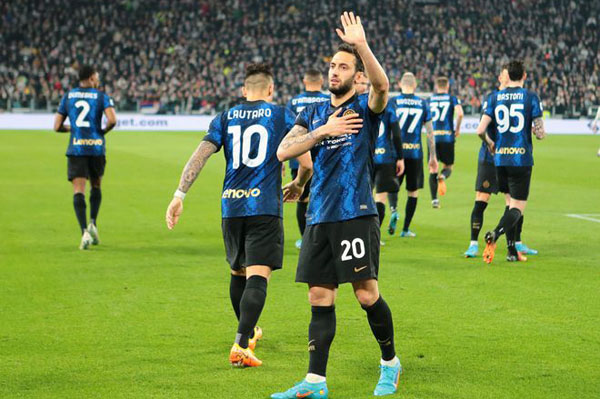 意甲-国米1-0终结尤文16轮不败!  恰20重罚点球破门