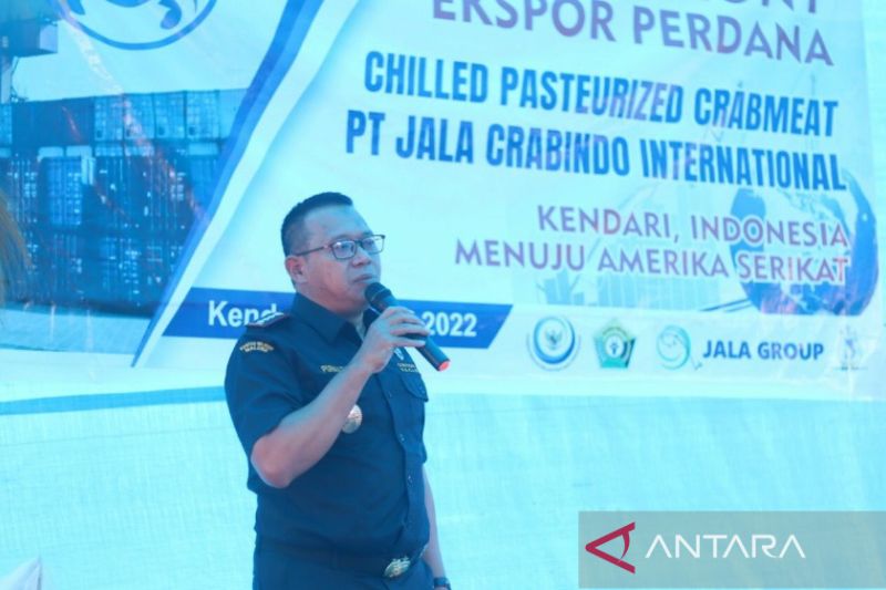 1655386723459381.jpg Bea Cukai Kendari PT JCI ekspor 112 ton rajungan ke Amerika Serikat.jpg